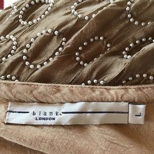 Blank London Lace Pearls embroidered  Skirt